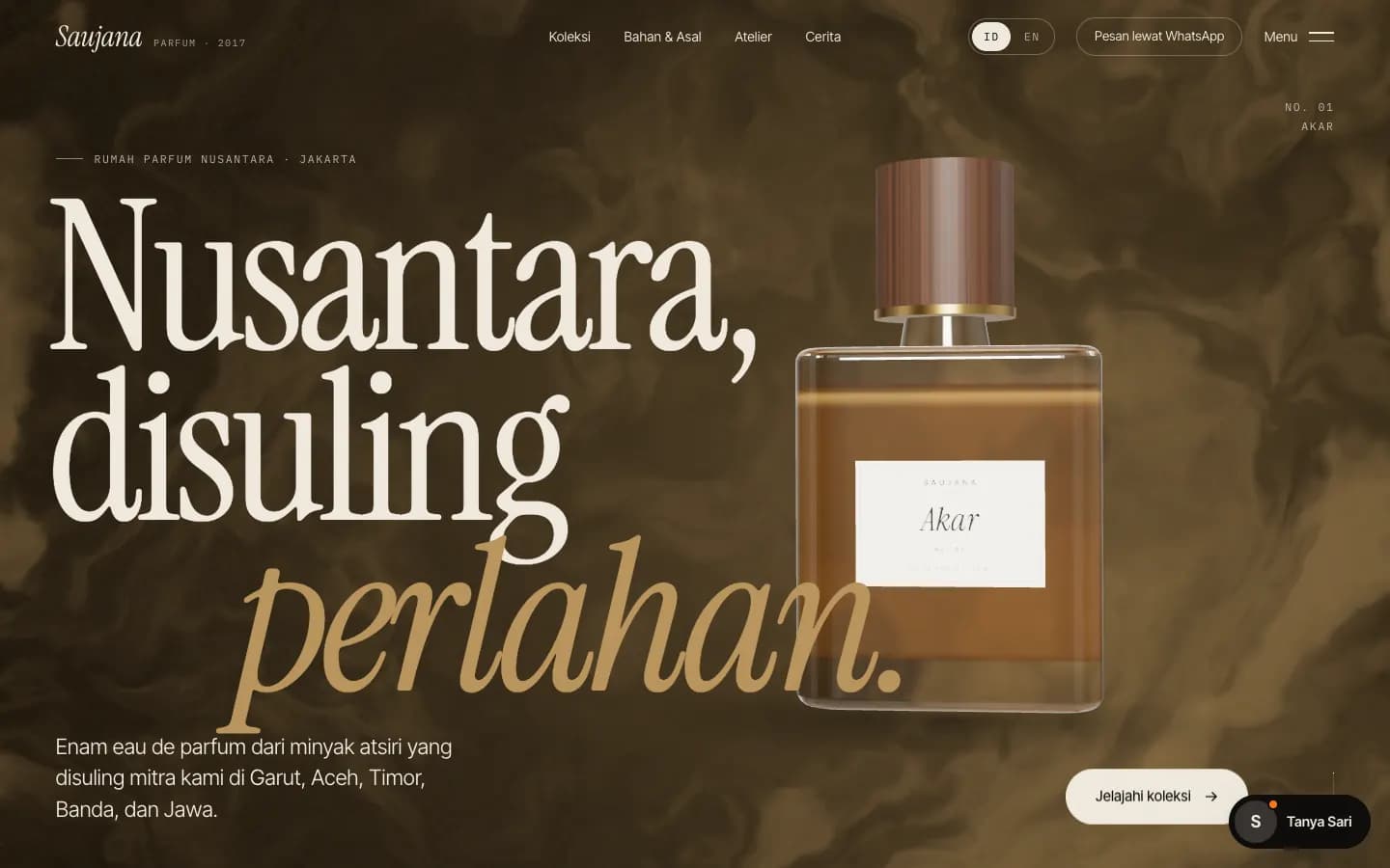 Saujana, tampilan komputer